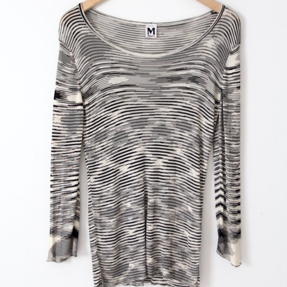 M Missoni knit blouse